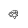925 Fashionable Sterling Silver Womens Ring With Hollow Heart And Star Design For Styles Trendy