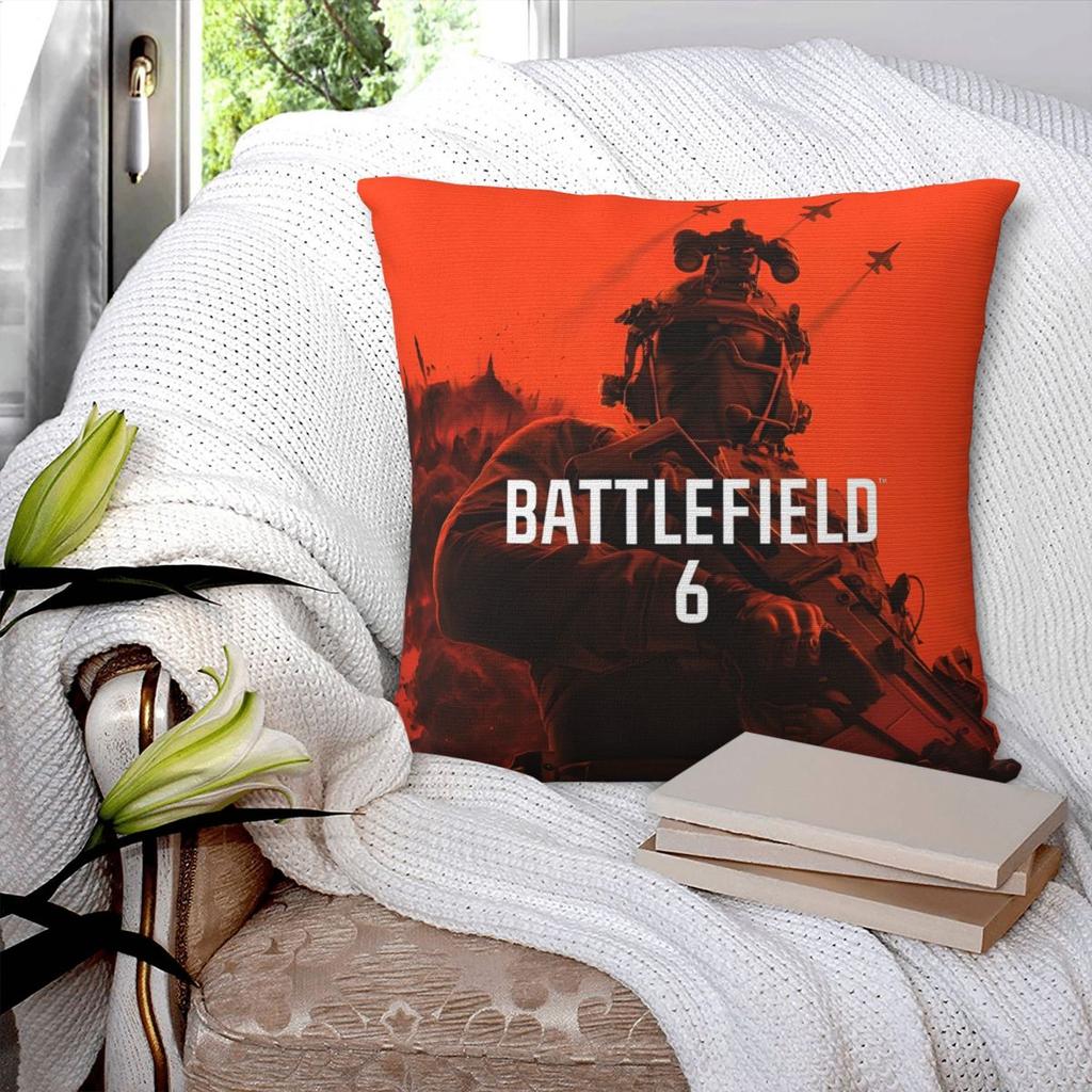 New Battlefield 6 Game Funny Pillow Cover Vintage Pillow Case For Wedding Party Home Decor Cushion Cover Polyester Pillowcases