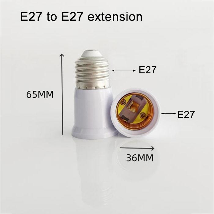 1/6/15/30/60 Stück E14 E27 B22 GU10 G9 Lampenfassung Adapter, Weiße Kunststoff-Lampenbasis-Verlängerungs-Konverter. E12 E26 Lampenfassung