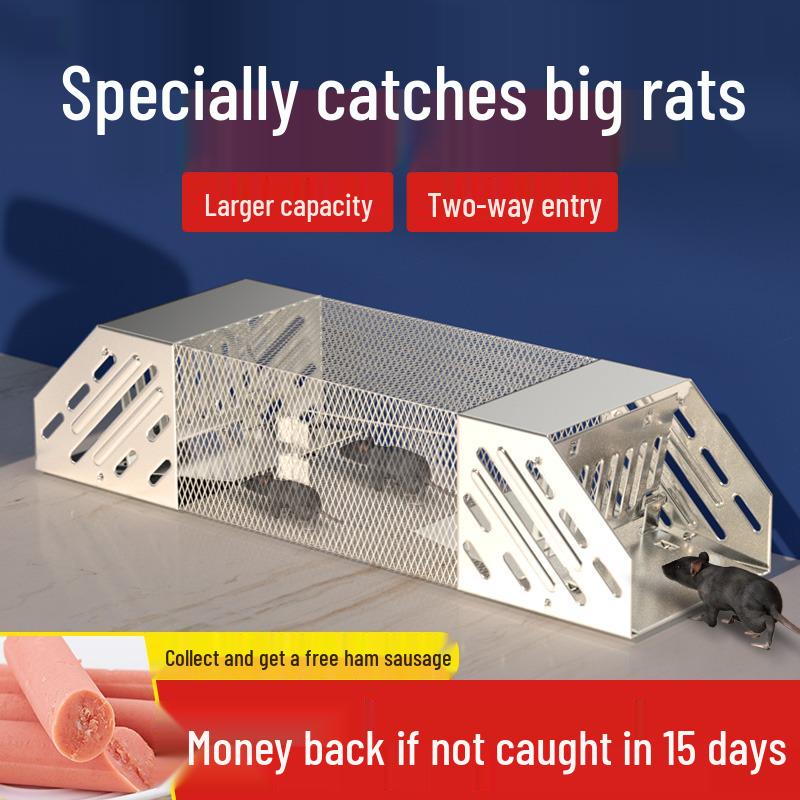 Automatic Mouse Trap Cage: Efficiently Capture and Repel Rodents