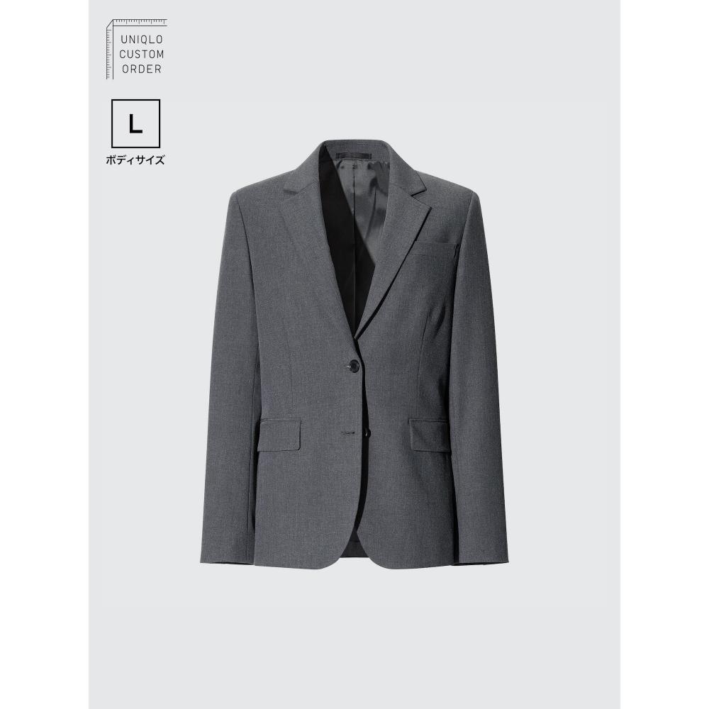 

Uniqlo Японская куртка-стрейч на заказ, большой размер 06 GRAY/66