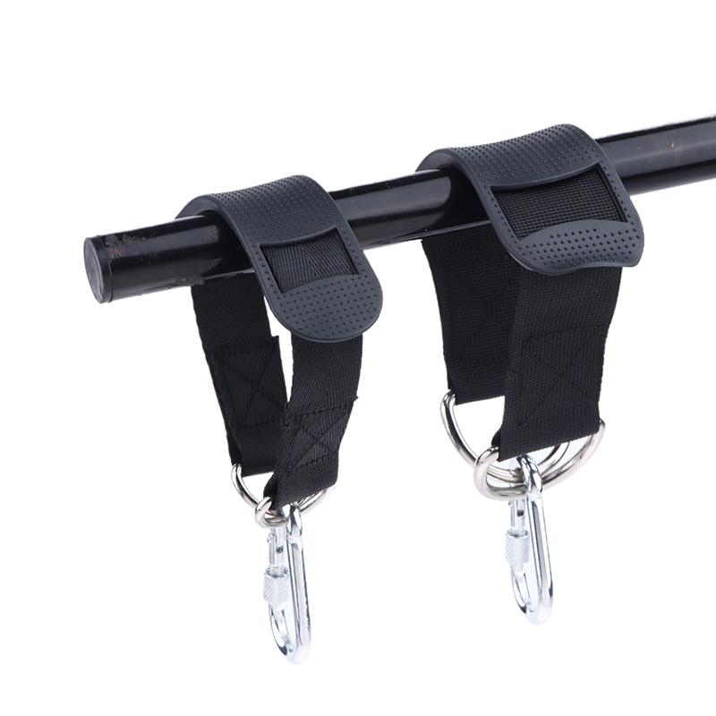 2Pcs Durable Hanging Belt Hammock Swing Hanging Belt And Steel Alloy Hooks Outdoor Camping Hiking Tools Hammock Accessories