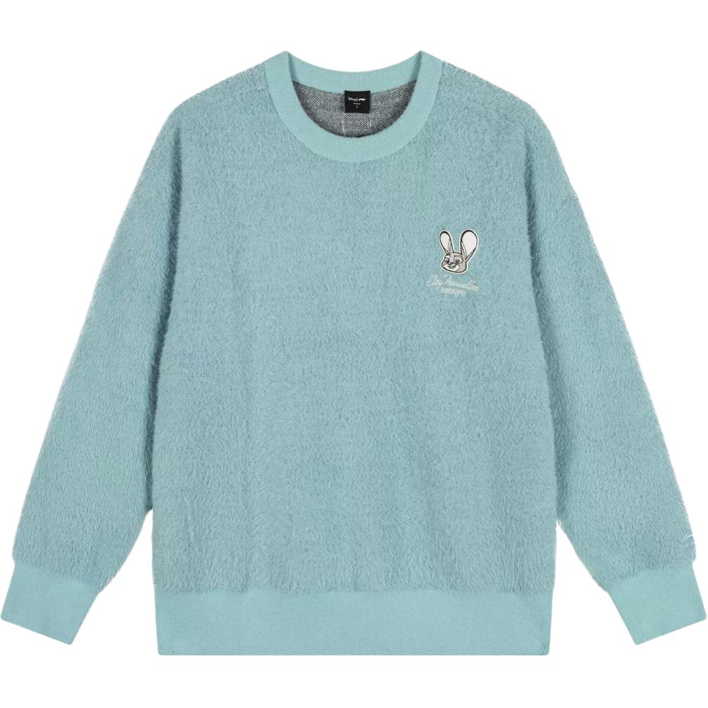 

Li Ning X Zootopia Коллаборация Спортивная Тренд Серия Модная Удобная Толстовка Обычного Кроя с Круглым Вырезом Женская толстовка AMBV342-5 M