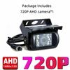 Waterproof AHD 720P 1080P Infrared Vision Rear View Reverse Backup Camera for Vehicle Truck Bus Van Rv  Parking Record Monitor