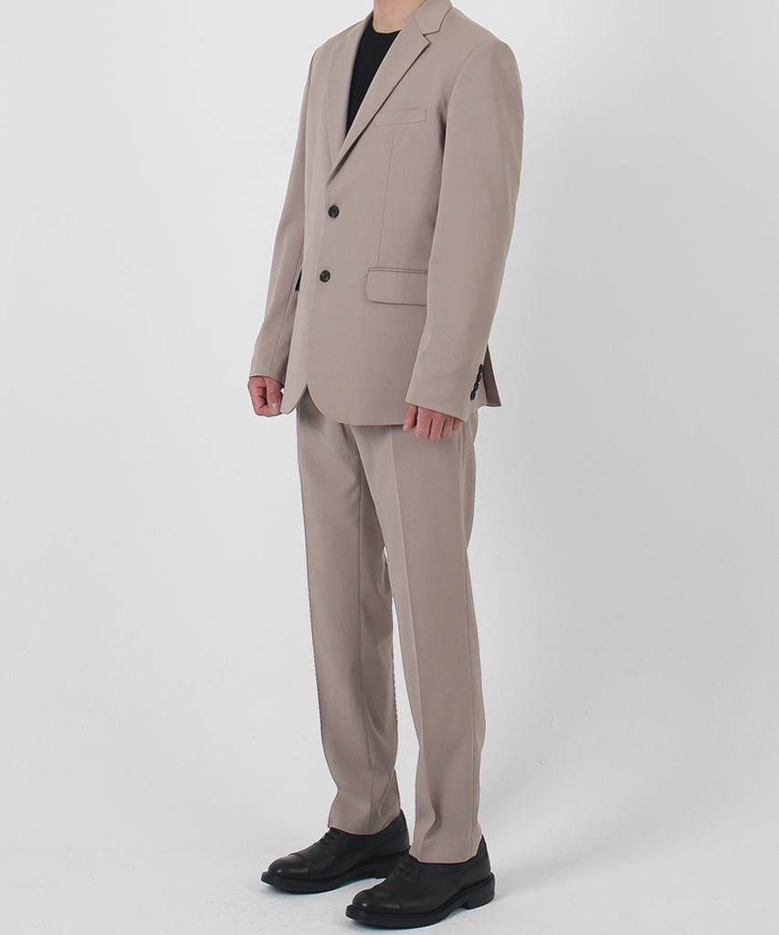 PALETOT Basic Tapered Slacks_Biege