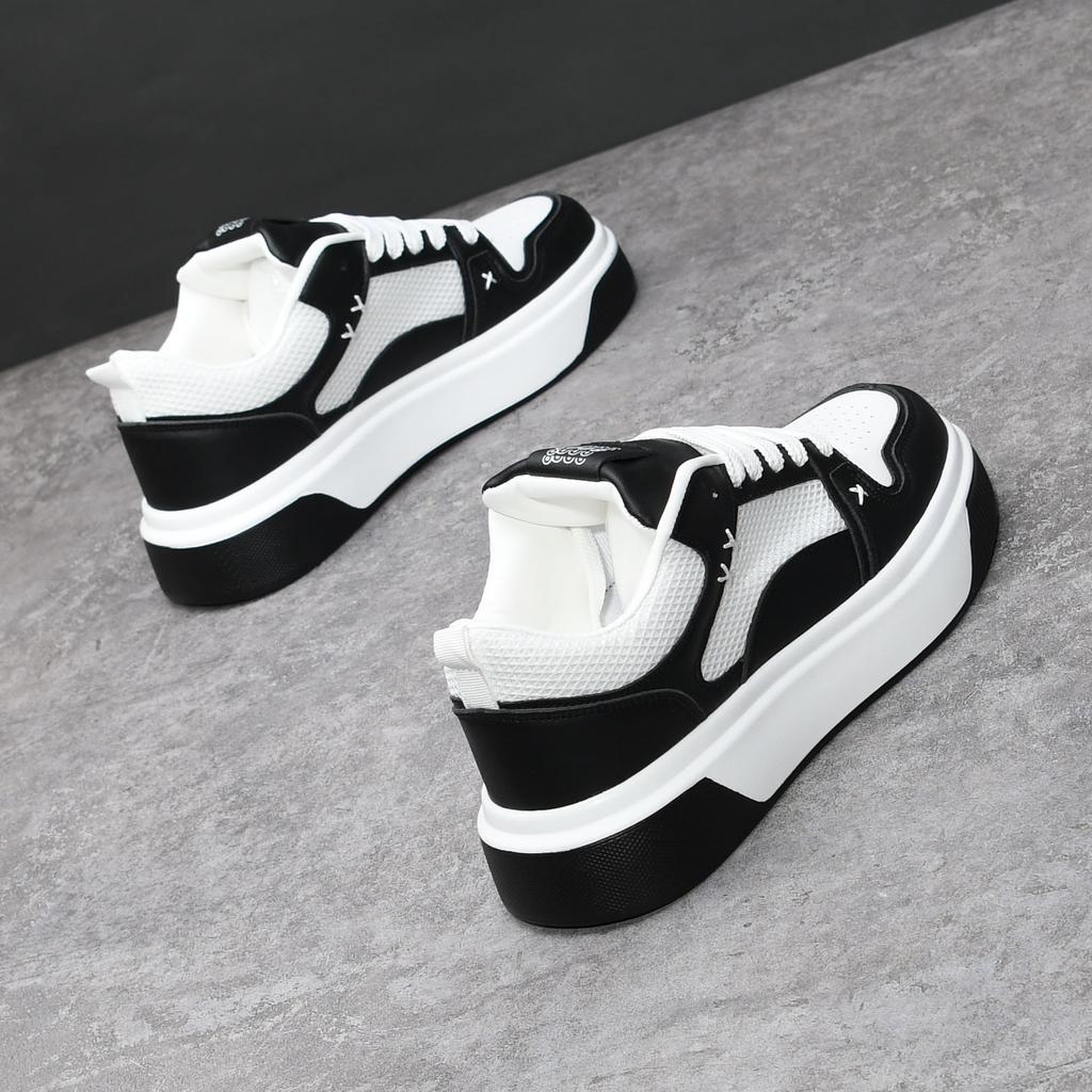 Summer breathable mesh casual niche original sports thick baseplate shoes