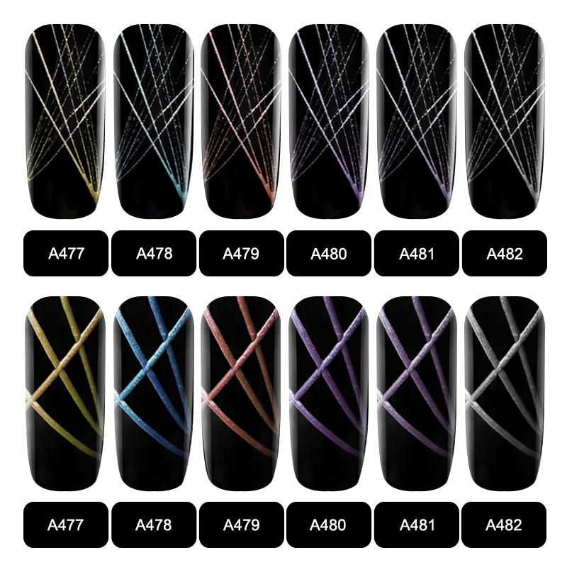 ROSALIND 5ml Gel neglelakk DIY Nail Design Point To Line Drawing Painting