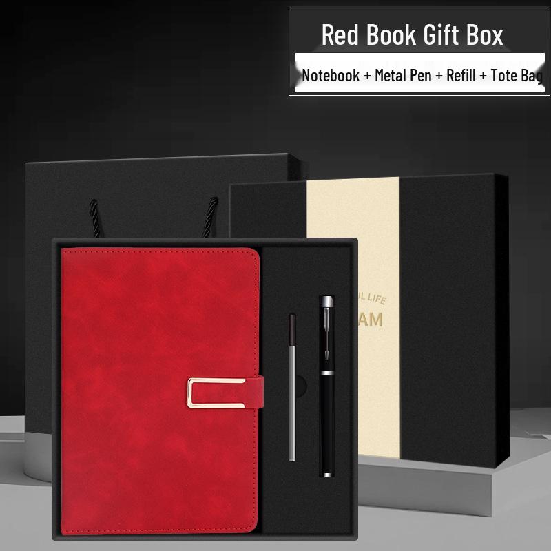 Individuelle Gestaltung eines A5-Notizblocks für das Büro mit Logo-Schnalle