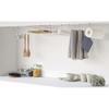 HEIAN SHINDO SPLUCE Hanging Shelf Towel Hanger, White, Weight Capacity: 0.1kg per Hanger x 3, SPH-2, Heian Shindo Kogyo