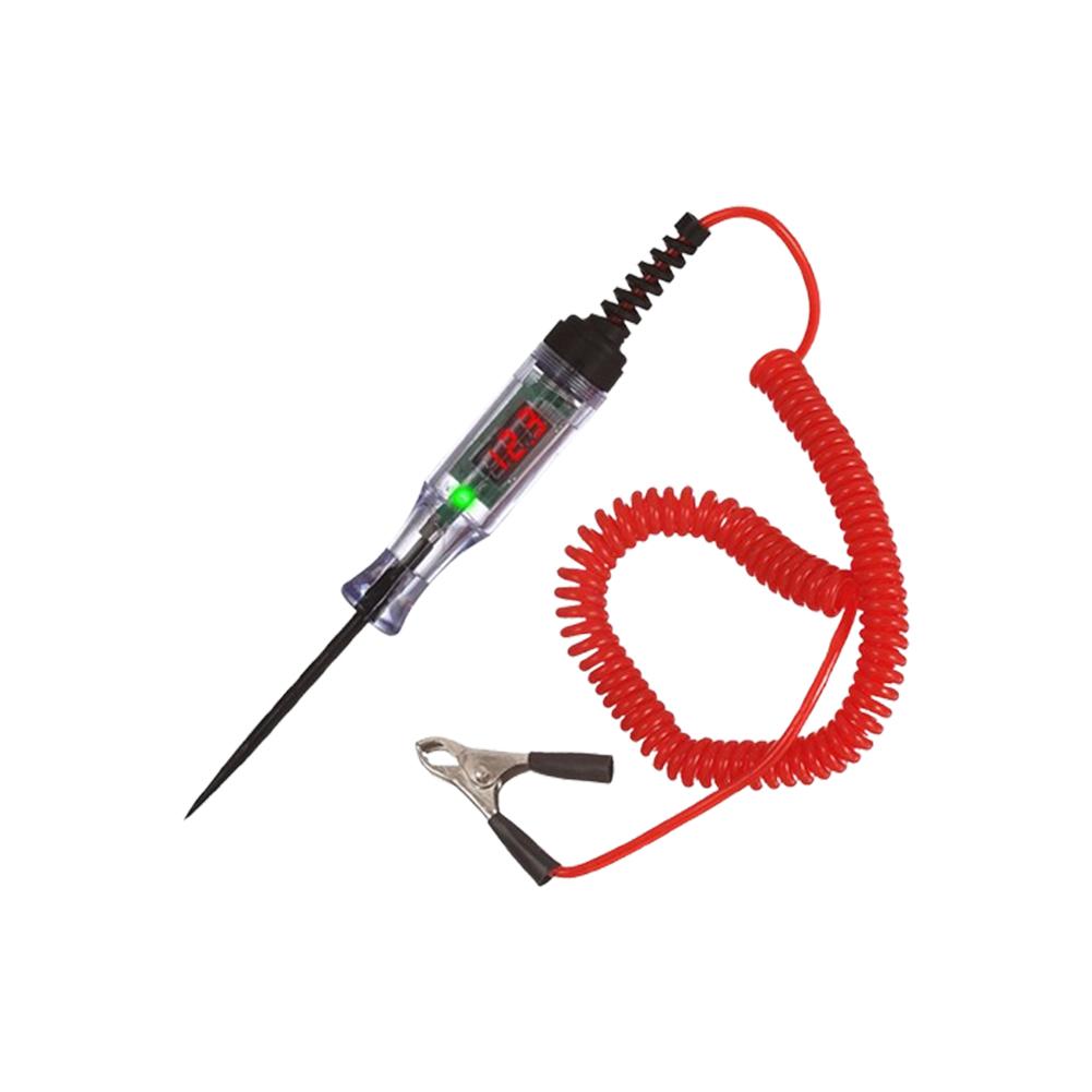 24V 48V 90V DC Car Digital Display Test Pen Circuit Tester Auto Diagnostic Probe Electric Measuring Pen Heavy Duty Repair Tools