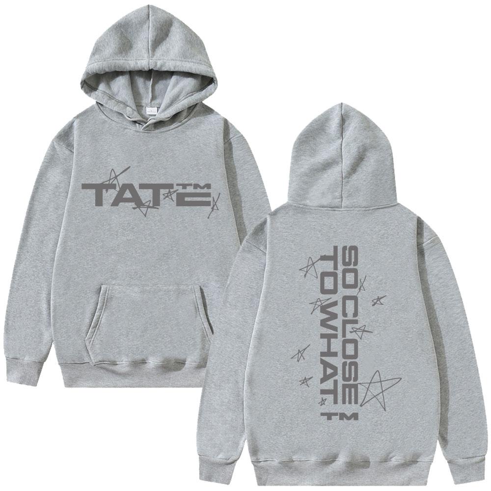 Tate Mcrae So Close To What Miss Possessive Tour 2025 Hoodie Herren Damen Oversized Pullover Trainingsanzug Herrenmode Vintgae Hoodies