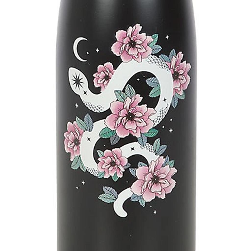 Something Different Floral Snake Steel Water Bottle