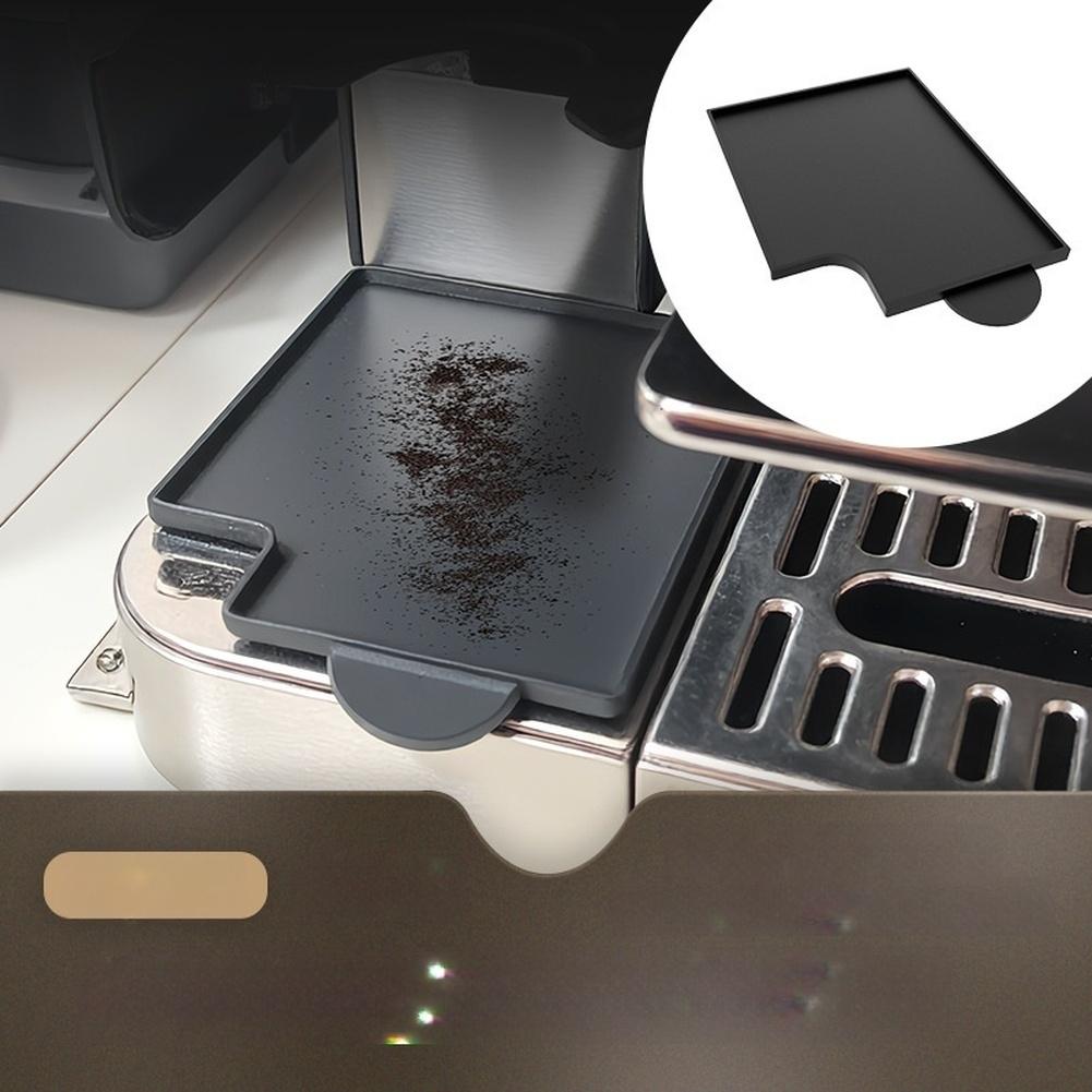 Coffee Tamper Mat for Premier ES601 ES655 ES701 Espresso Machines Non Slip Cleaning Mat 14.2 x 9.7 x 1.2 cm Black