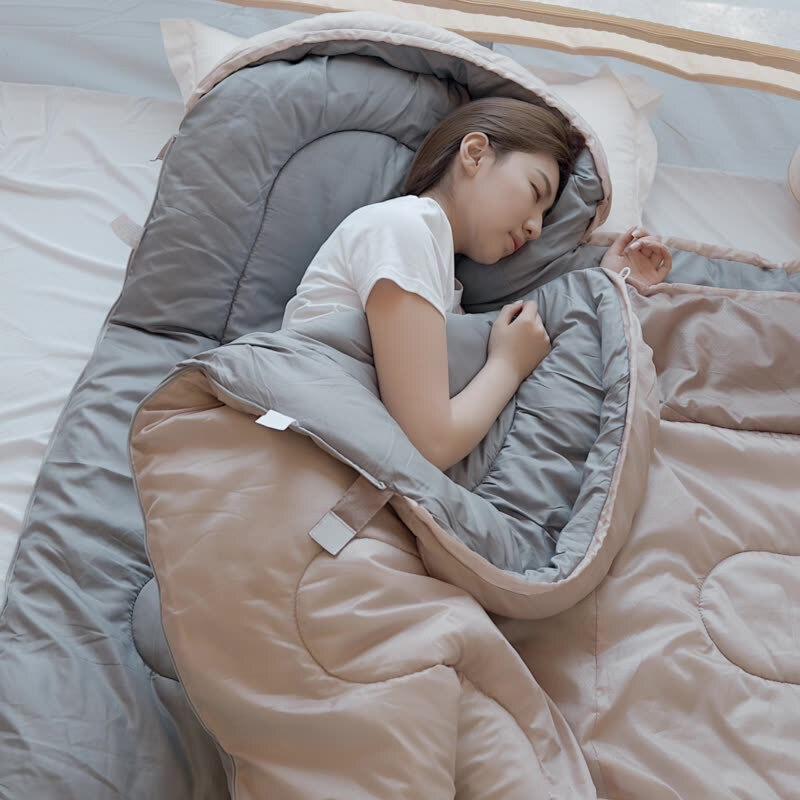 FTLY Adult Warm Outdoor Camping Sleeping Bag