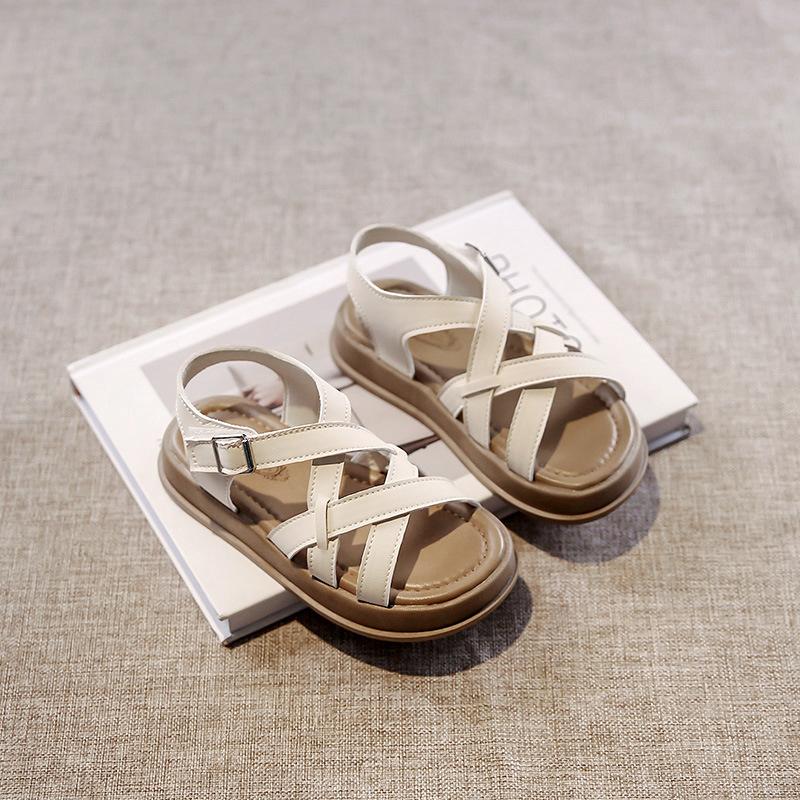 

Обувь для девочек, детские римские сандалии, новинка лета 2025 года, летняя спортивная обувь для маленьких девочек, детей среднего и старшего возраста, пляжные хиты 30