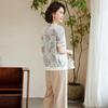 Paosite New Chinese Style Mother's Summer Two-Piece Outfit