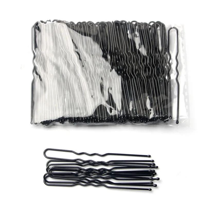 Metall-Haarspangen – 40 Stück, Schwarz, 5,1 Cm, Für Frauen, Mädchen & DIY-Bastelprojekte