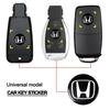 Car Hot FIT Car Remote Key Emblem Logo Sticker multifunction Decals Styling For Honda Civic Fit City Cry Accord CB500 Cb650r Fo