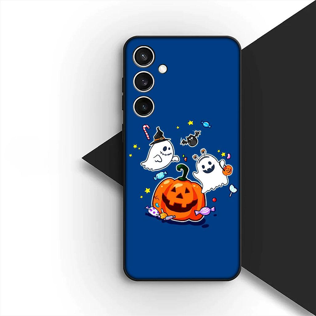 

for Apple iPhone 12 13 Pro Max Mini ProMax X XR Air 13Pro XS Phone Cover Soft Case with Little Ghost Halloween Pumpkin Flower iPhone 11 Pro