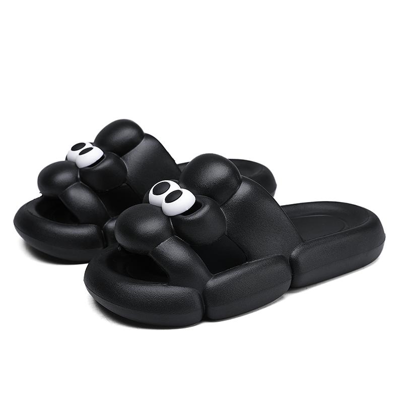 Fashion Casual Platform Slippers Home Flat Women's Sandals Summer 2025 Trend Cartoon Designer Shoes Indoor Outdoor Beach Elegant