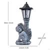 Angel Garden Statue Figurine with Solar Lights Ornament Resin Sculpture for Yard