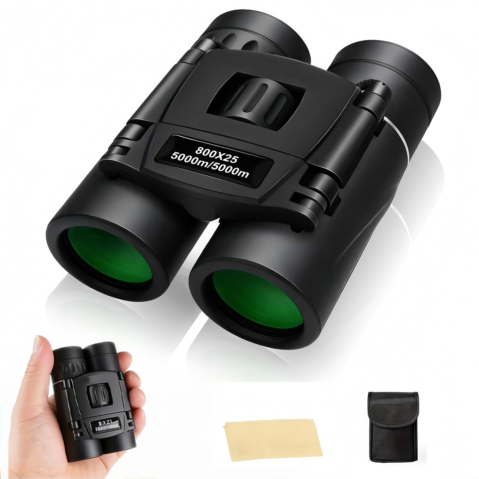 

Binoculars for Live Opera 20x Compact Technology 2026 BAK4 Prism x FMC for IPX7 Lightweight Glasses Adjustable Ideal for Bird Sports and Includes