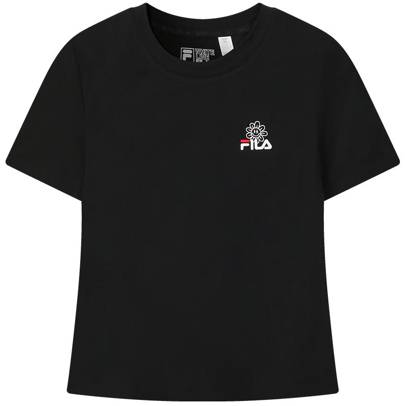 FILA Women's Slim-Fit Knit Short Sleeve T-Shirt