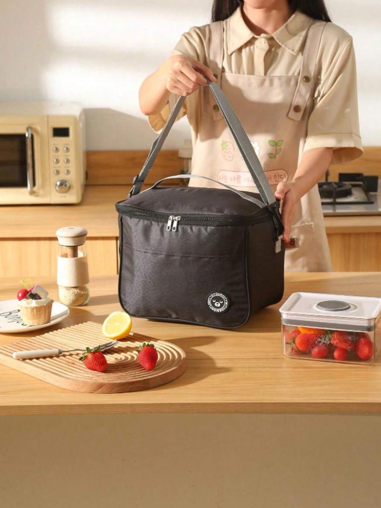 1pc Insulated Lunch Bags Thermal Bag Lunch Container Leakproof Tote Lunch Box Food Storage Bags Office Travel Insulated Case
