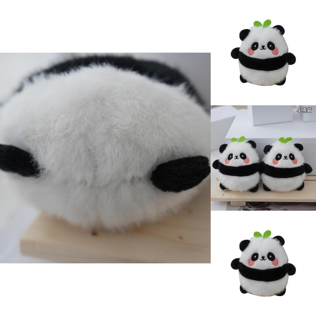 Adorable Plush Panda Keychain Cute Bear Toy With Soft Pearl Velvet Stuffing