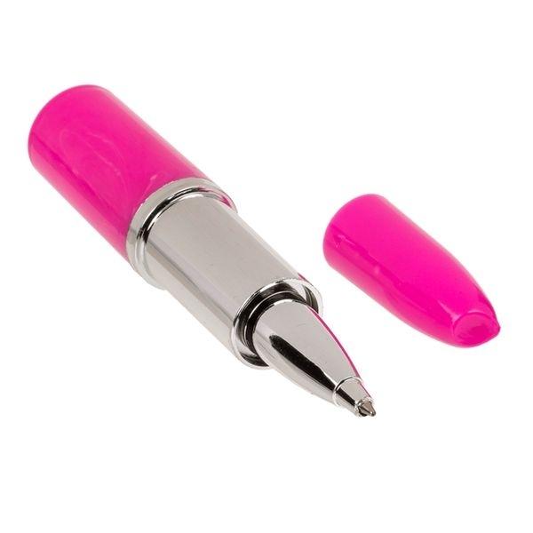 Pen and 2 Markers In the Shape of Nail Polish and Lipstick