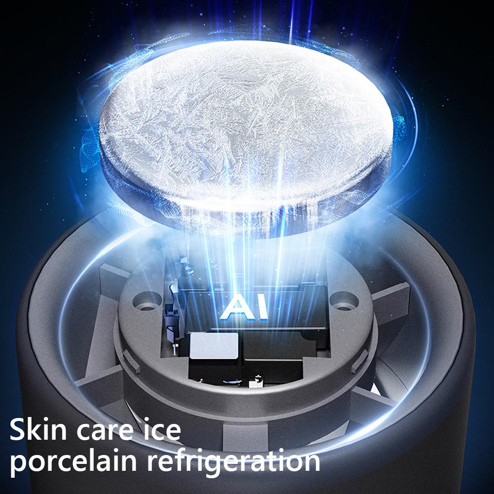 Portable Mini Folding Fan with LED Display Lightweight USB Rechargeable Personal Turbo Fan for Camping and Hiking