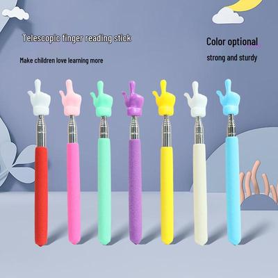 Retractable Finger-Shaped Teaching Stick - Children's Pointer Pen Baton