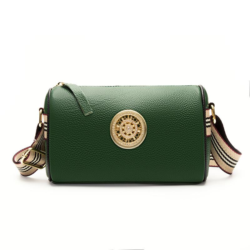 

Время приходит и уходит, сумка-седло из натуральной кожи, модная сумка-мессенджер через плечо, первый слой, женская сумка из коровьей кожи зелёный