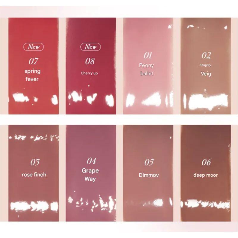 Rom&nd Glasting Color Gloss – Hochglänzender Lipgloss mit Glas-Finish, 1 Stück (8 Farben verfügbar)