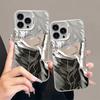 New Anime Wujo Wu iPhone17promax Mobile Phone Case 16 Frosted Electroplating 15 Color Silver IMD Protective Case