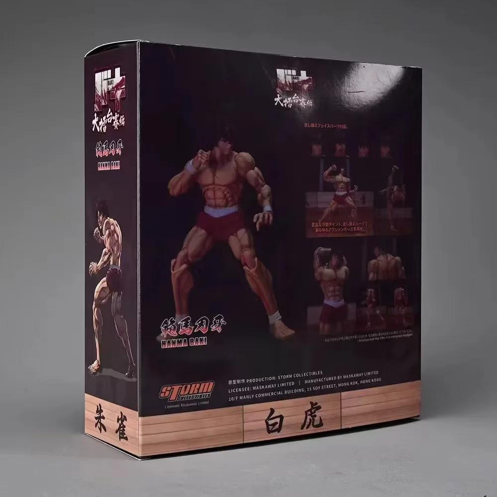 2 Sign High Quality Articulated Hanma Baki Model Figure Toys 17cm