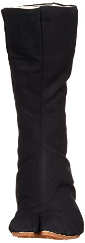 RIKIO H Fighter Tabi Socks, 12-pair, Thick F12W, Black, Size 29.0cm