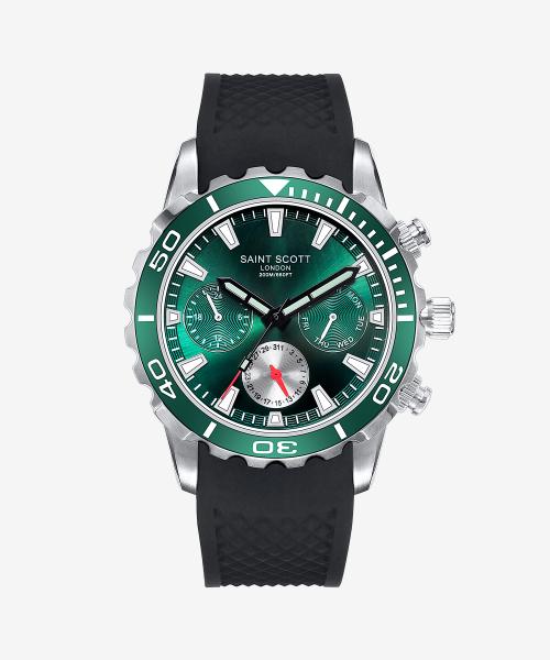 [St. Scott LONDON] St. Scott LONDON Ocean Master Watch - Ocean Green ST9008M-SGB ST9008M-SGB
