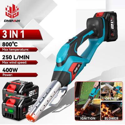 800℃ Elektro-Heißluftpistole 4000W Zünder 3IN1 Heißluftpistole Gebläse Handheld Multifunktions Heimwerkzeug Für Makita 18V Akku Pin