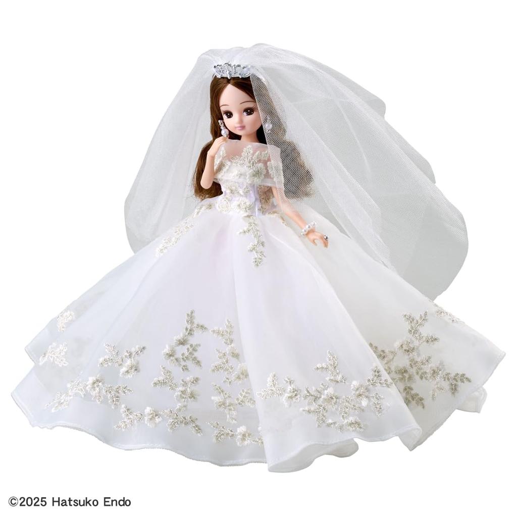 TAKARA TOMY Doll Photogenic Licca Hatsuko Endo Wedding Style Licca-chan