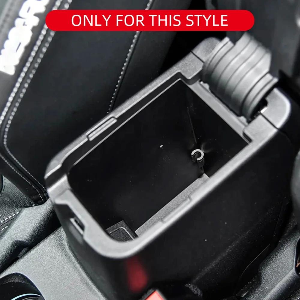 For Ford Fiesta MK8 Puma 2017 -2022 2023 2024 ABS Car Armrest Storage Box Central Console Organizer Tray Interior Accessories