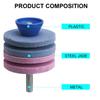 Multipurpose Quick Sharpening Stones for Lawnmower Portable Sharpeners Grinding Drill Cuts Garden Maintenance Tool 4pcs