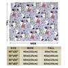 Snoopys Woodstock Blanket Cartoon Flannel Throw Blankets Summer Air Conditioning Decoration Soft Warm Bedsprea,