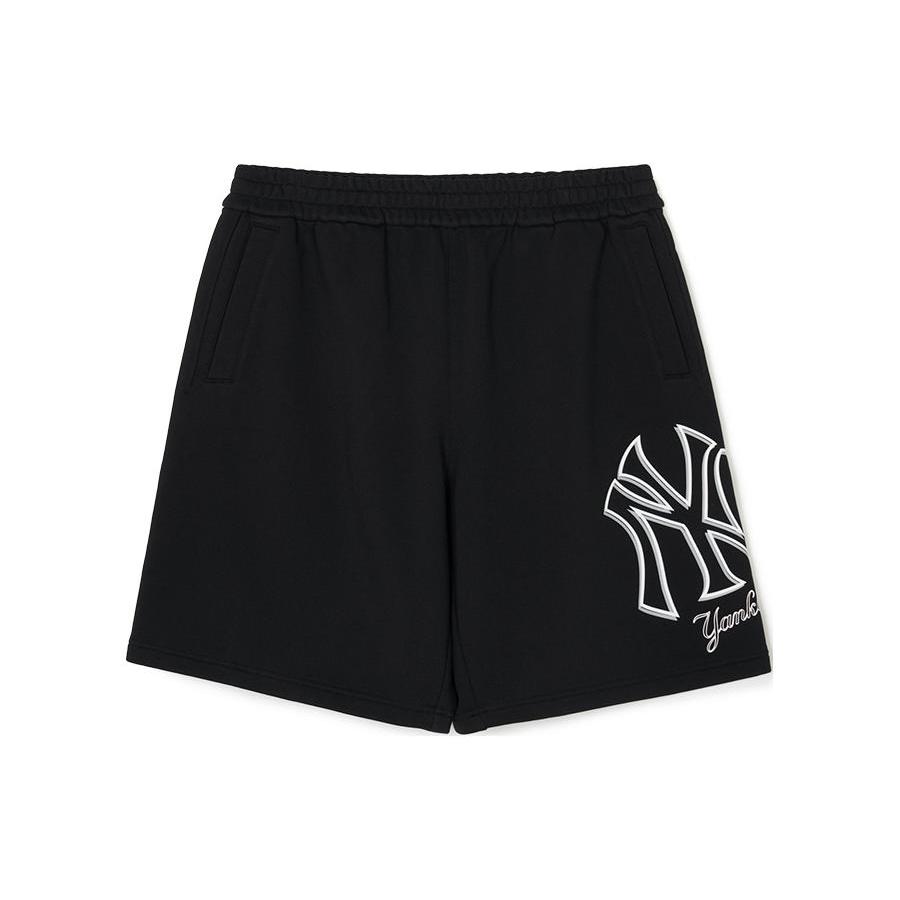 New MLB New York Yankees Casual Shorts Unisex Black 3ASPB0243-50BKS