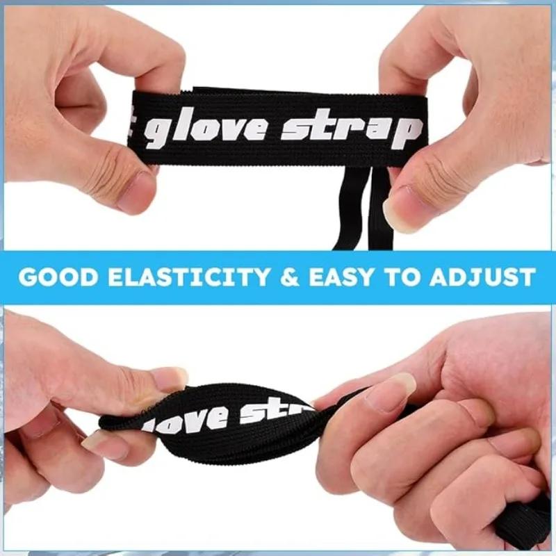 Elastische Handgelenkschlaufen für Ski- und Snowboardhandschuhe Verstellbare Skihandschuh-Leine für Männer und Frauen Sport Skihandschuh Sicherheitsgurt