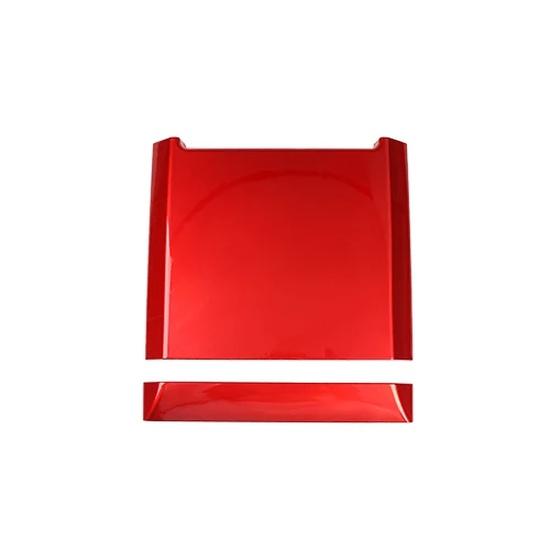 Pour Kia PV5 2025-2026 Conduite à gauche ABS 1 pièce Cache-port de charge rangée avant Garniture 2 pièces Cache-console centrale rangée avant Garniture Accessoires de voiture
