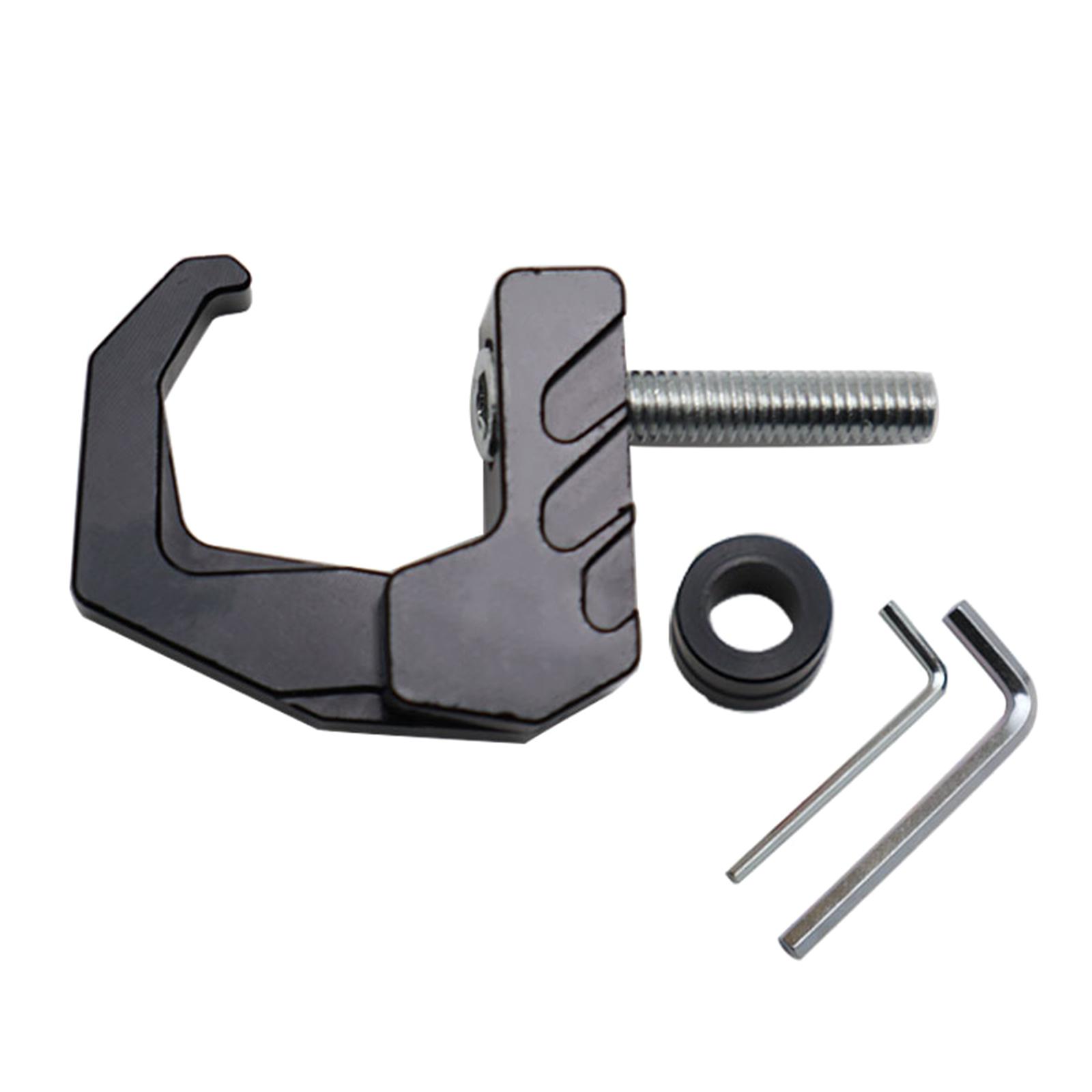 

Прочный складной подвесной крючок-коготь для сумок для скутеров, мотоциклетного шлема, багажа, многофункциональная вешалка-ручка, крючок-коготь для сумки чёрный