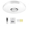 36w Led Music Ceiling Light Remote Control Bluetooth Speaker Rgb Rainbow Lamp