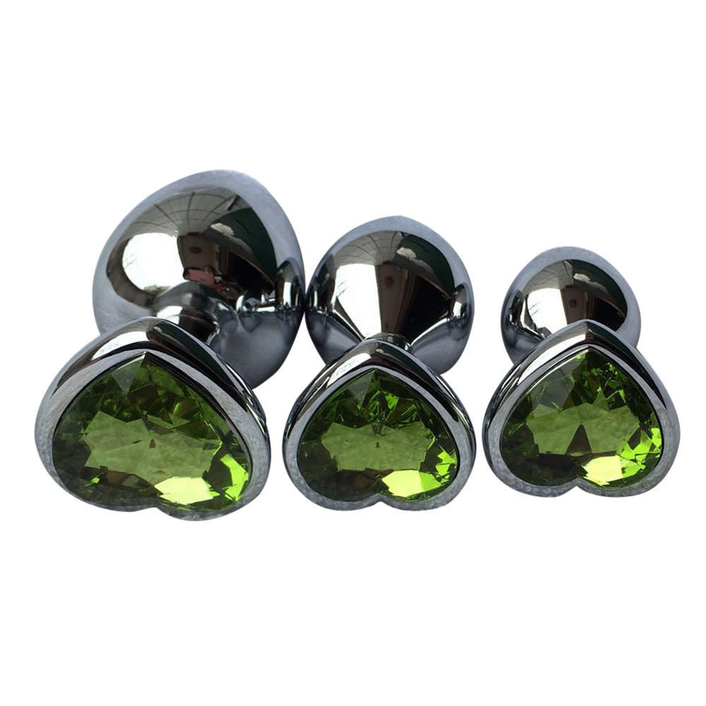  Crystal  Colour Metal Backyard Stainless Steel Plug Anal Hitch