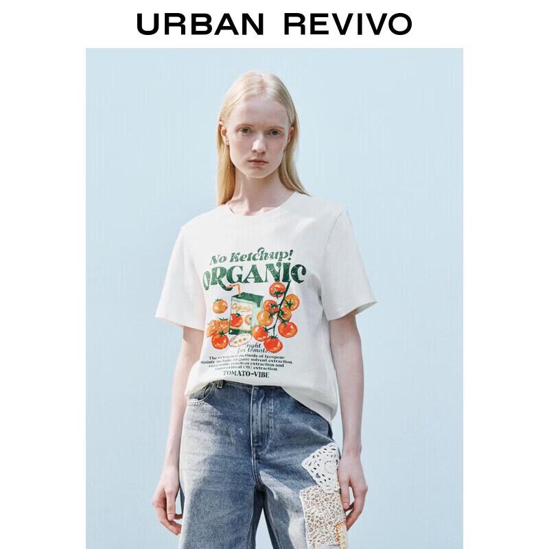 UR2026 Women s Casual Distressed Print T-Shirt S